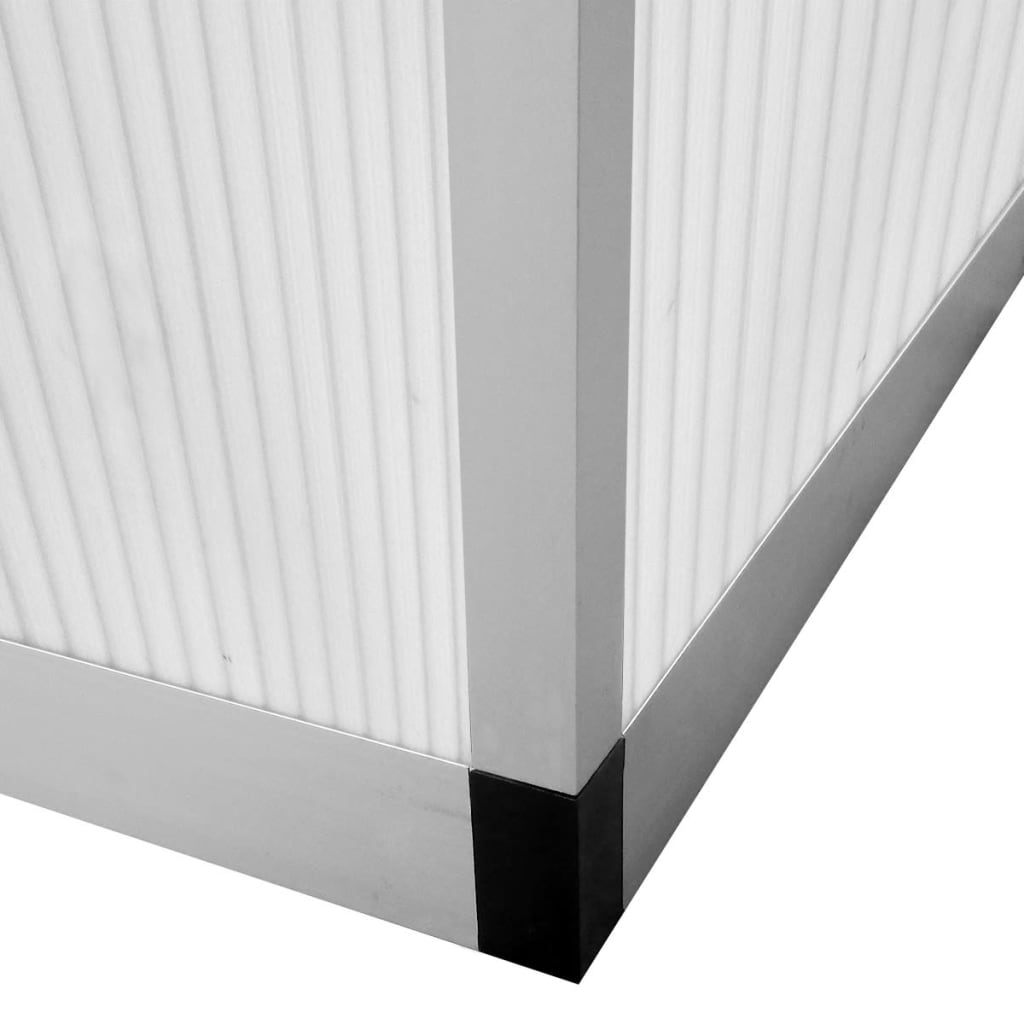 vidaXL Greenhouse Reinforced Aluminium 3,46 m²