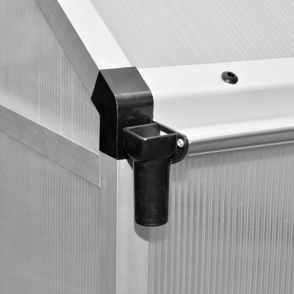 vidaXL Greenhouse Reinforced Aluminium 3,46 m²